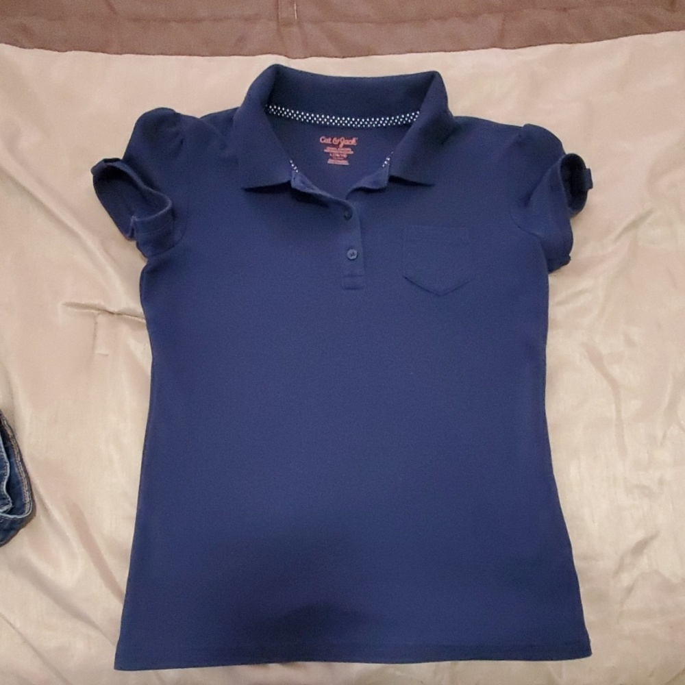Cat and Jack school uniform shirt size 10/12